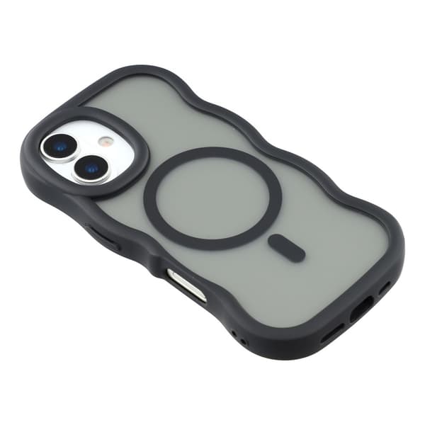 iPhone 17 Skal MagSafe Wavy Matt Svart