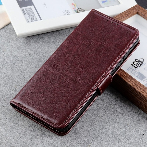 Samsung Galaxy A72 - Crazy Horse Fodral - Brun Brown Brun