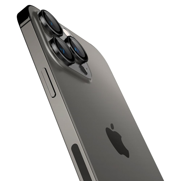 Spigen iPhone 14 Pro/Pro Max/15 Pro/Pro Max 2-PACK Optik.tR "Ez Fit" Linsskydd