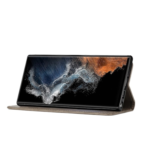 Samsung Galaxy S23 Ultra Fodral Med Tryck Grå