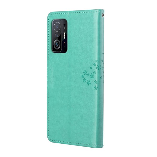 Xiaomi 11T / 11T Pro Fodral Tryckt Läder Grön