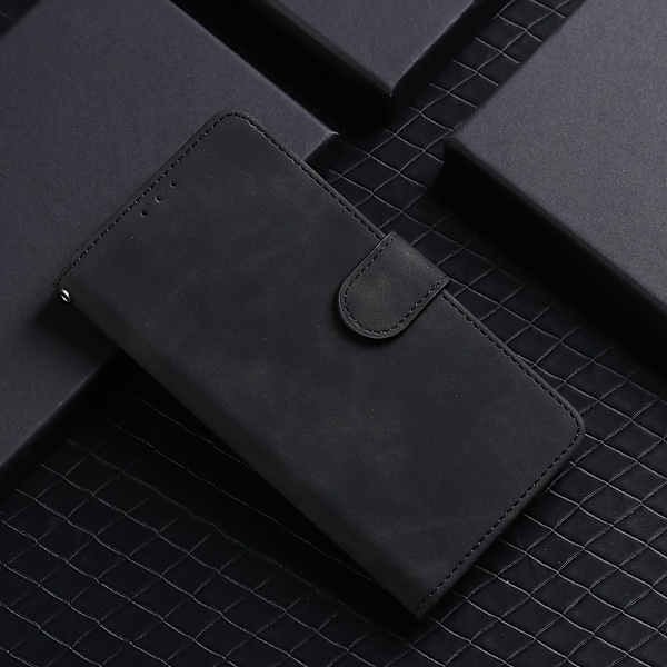 Xiaomi Mi 11 - Silkeslent Läder Fodral - Svart Black Svart