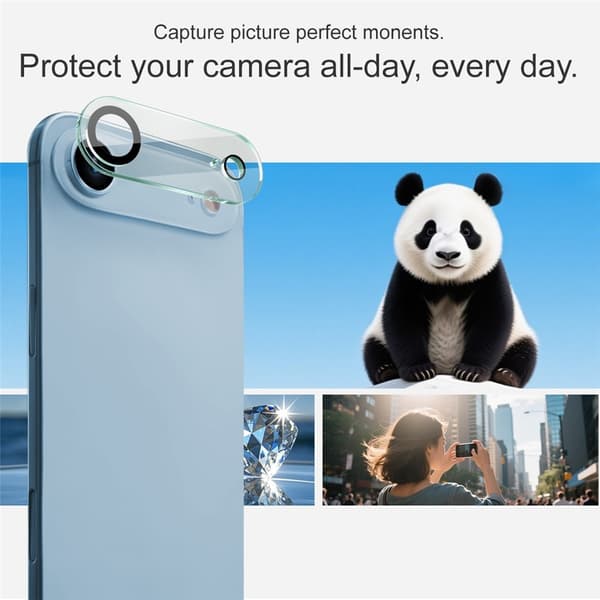 IMAK iPhone Air Linsskydd Härdat Glas Transparent