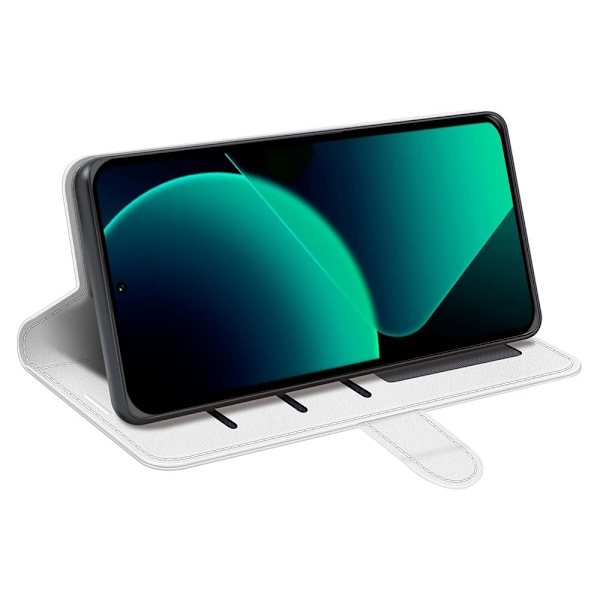 Xiaomi 13T / 13T Pro Fodral Crazy Horse Läder Vit