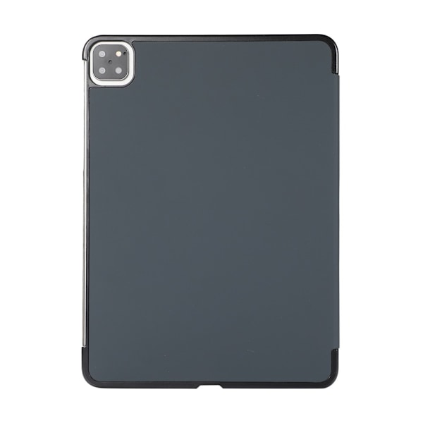 iPad Pro 11 (2018/2020/2021) - Tri-Fold Läder Fodral - Svart Svart