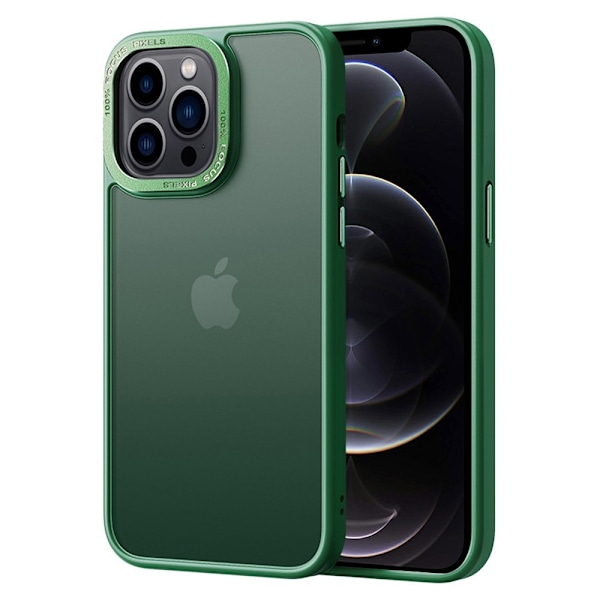 iPhone 12 Pro Max Skal Classic Hybrid Matt Grön