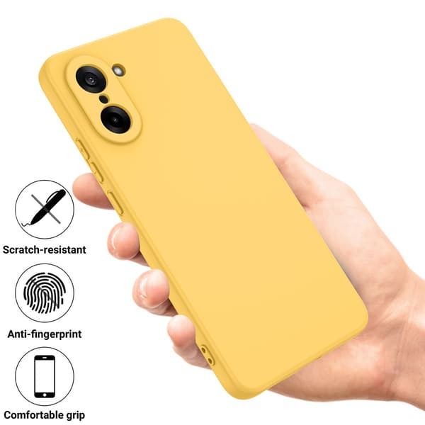 OnePlus Nord CE5 Skal Liquid Silikon Gul