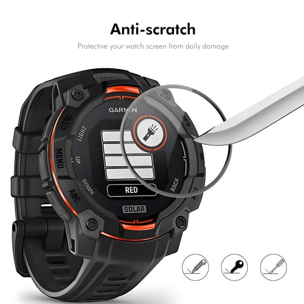 ENKAY Garmin Instinct E 45 mm 2-PACK Skärmskydd Heltäckande