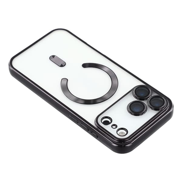 iPhone 17 Pro Skal MagSafe Electroplated TPU Svart