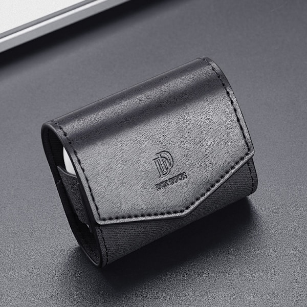 DUX DUCIS AirPods 3 Fodral PU-Läder Med Krok Svart