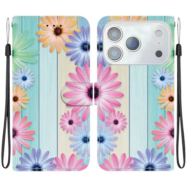 iPhone 18 Pro/17 Pro Fodral Med Tryck Blommor