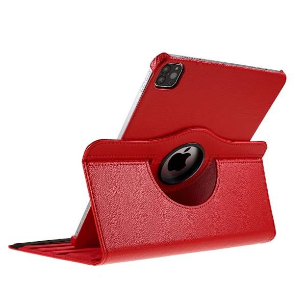 iPad Air 2025-2020 / Pro 11 Fodral 360° Rotation Röd Red Röd