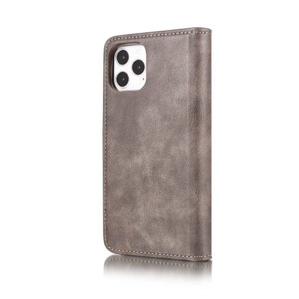 iPhone 12 Pro Max - DG.MING 2in1 Magnet Fodral - Grå Grey Grå