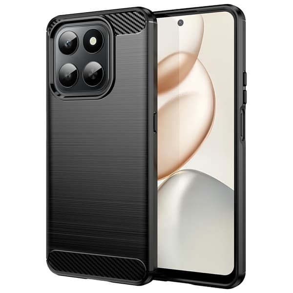 Honor 400 Smart Skal Borstad Stål Textur Svart