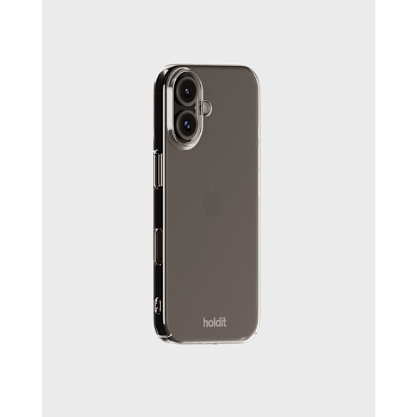 holdit iPhone 16 Mobilskal Slim Transparent