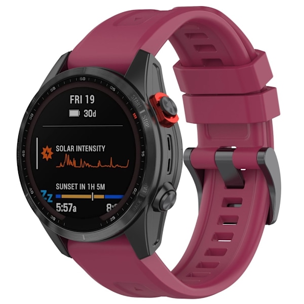Silikon Armband Garmin Vinröd