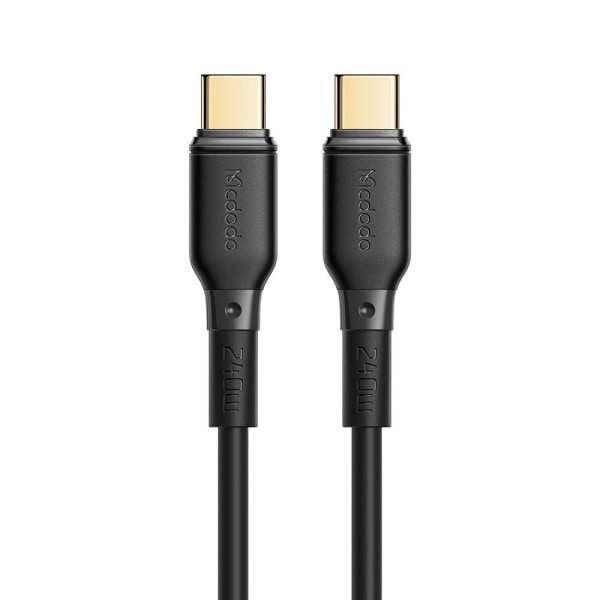 Mcdodo 1.2m 240W 5A PD USB-C - USB-C Snabbladdningskabel Svart