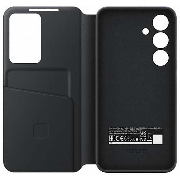 Samsung Galaxy S24 Fodral Smart Clear View Svart