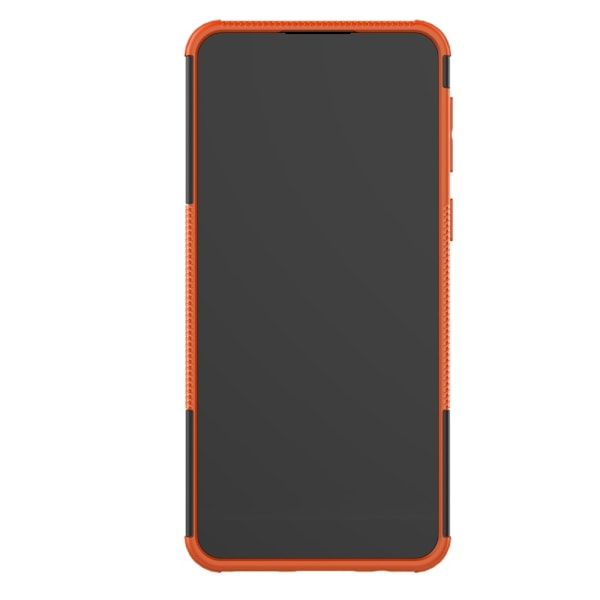 Samsung Galaxy A21 - Ultimata Stöttåliga Skalet med Stöd - Orange Orange Orange