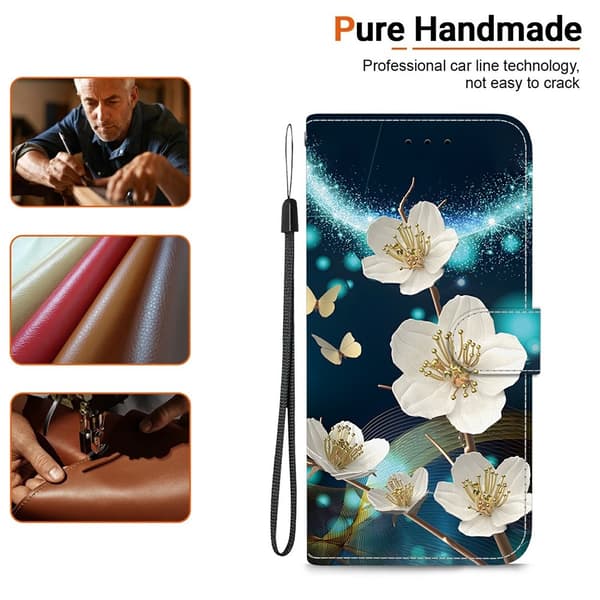 iPhone 17 Pro Fodral Med Tryck Blommor