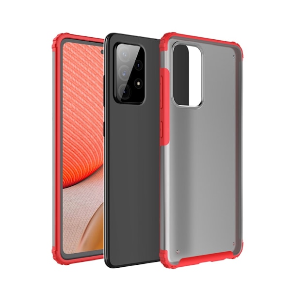 Samsung Galaxy A72 - Shockproof Hybrid Armor Skal - Röd Red Röd
