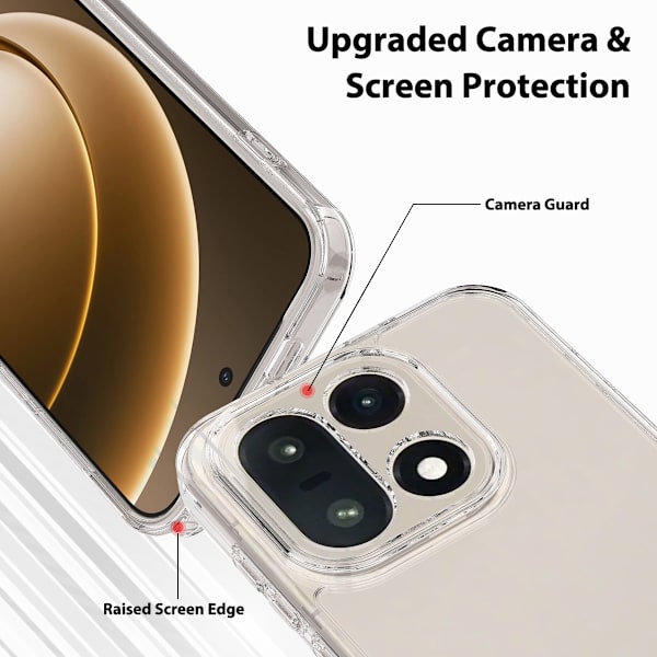 OnePlus 15 Skal Shockproof Hybrid Transparent