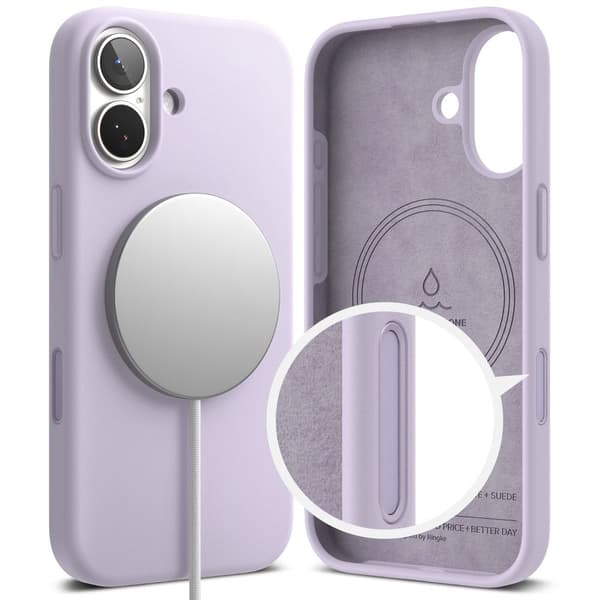 Ringke iPhone 17 Skal MagSafe Silikon Lila