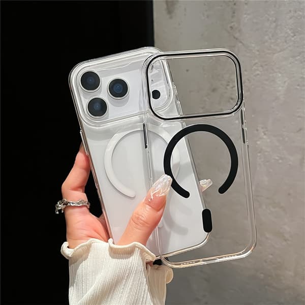 iPhone 17 Pro Skal MagSafe Transparent / Grå