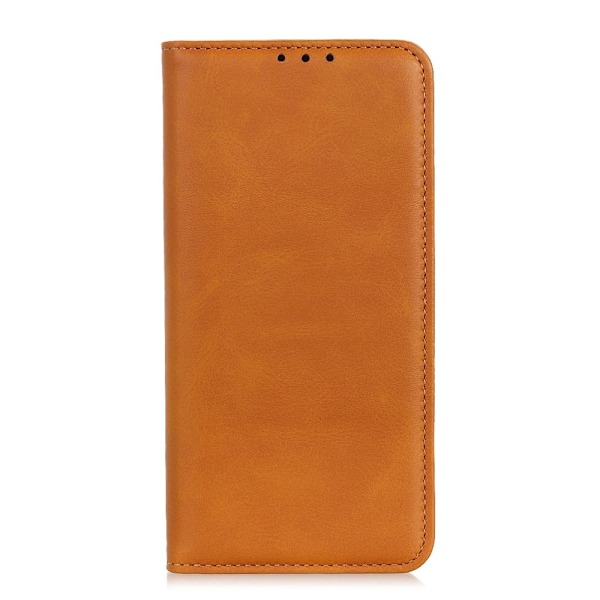 Samsung Galaxy S22 Plus Fodral Flip Split Läder Brun