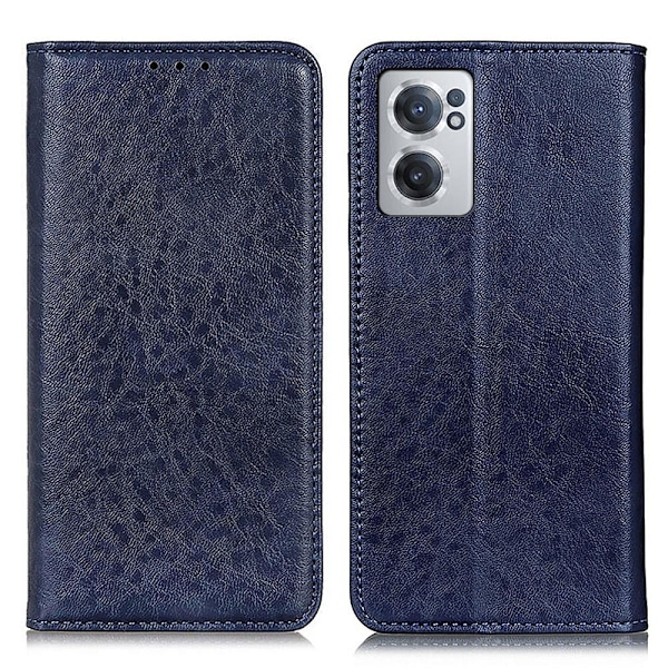 OnePlus Nord CE 2 5G Fodral Flip Läder Blå