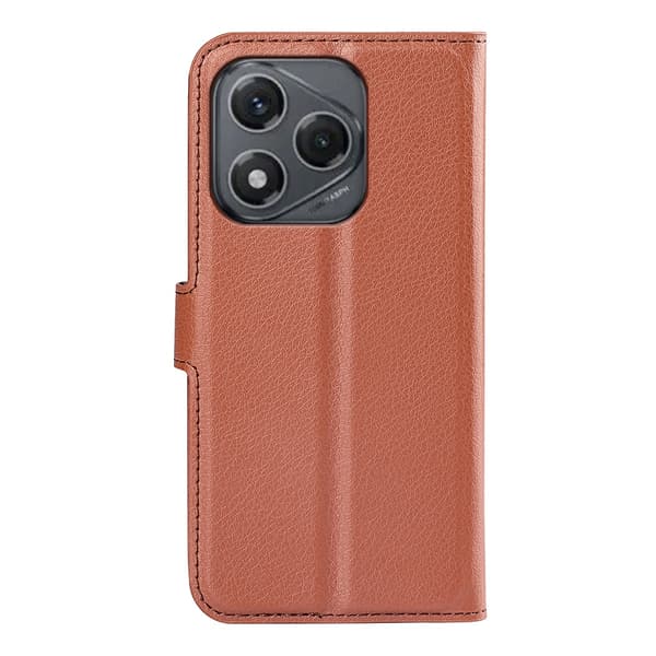 Honor 400 Smart Fodral Litchi Läder Brun