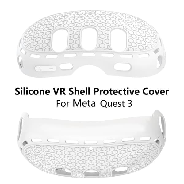 Meta Quest 3 Skal Till Headset Silikon Vit
