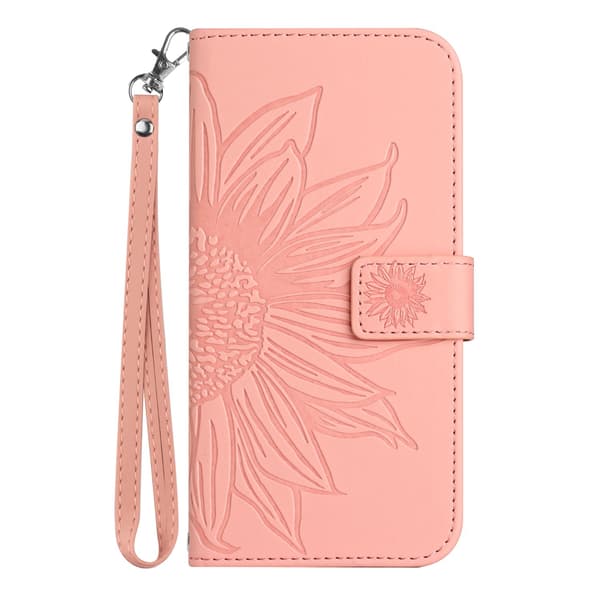 Samsung Galaxy A57 5G Fodral Solros Tryck Rosa