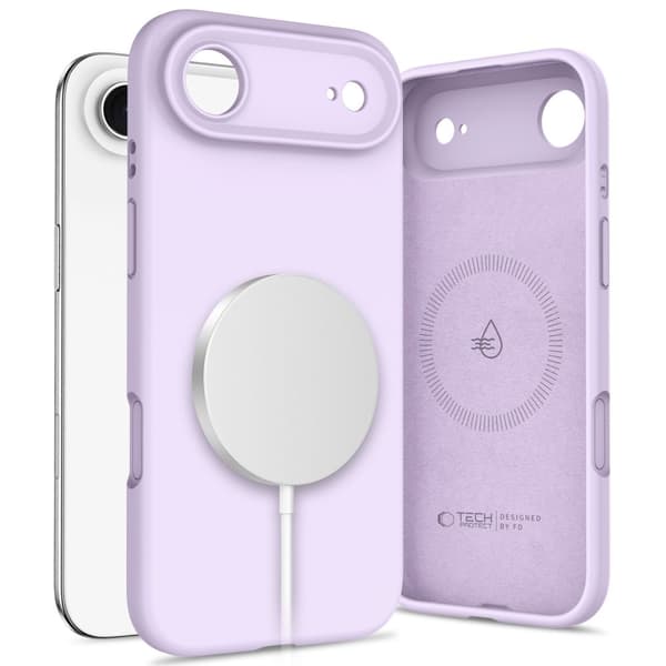 Tech-Protect iPhone Air Skal MagSafe Silicone Mauve