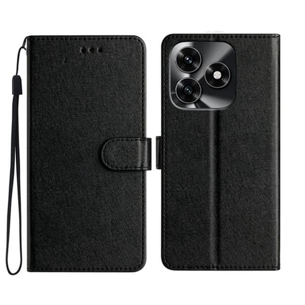 Honor X5c Plus Fodral Läder Svart