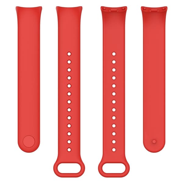 Xiaomi Smart Band 10/9/8 Armband Solid Silikon Röd