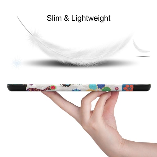 iPad Mini (2019) - Slimfit Tri-Fold Fodral - Fjärilar