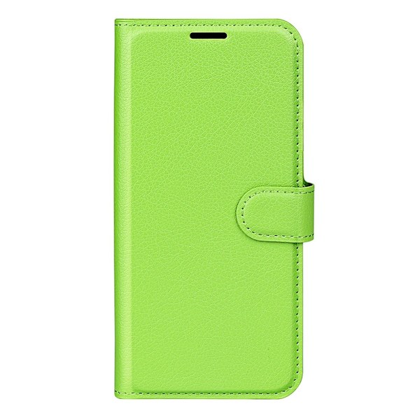 Xiaomi Redmi Note 14 4G Fodral Litchi Läder Grön