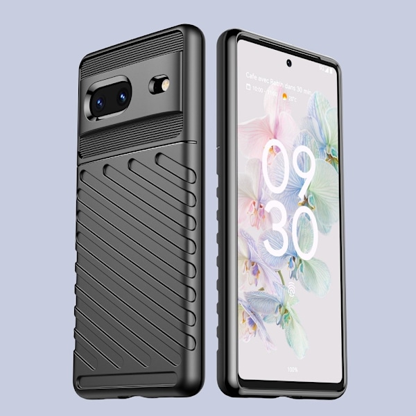 Google Pixel 7 Skal Twill Textur Svart