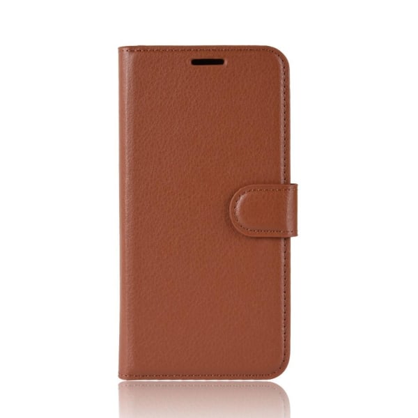 Samsung Galaxy Note 10 Lite - Litchi Plånboksfodral - Brun Brown Brun