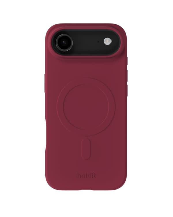 holdit iPhone Air Mobilskal Soft MagSafe Red Velvet