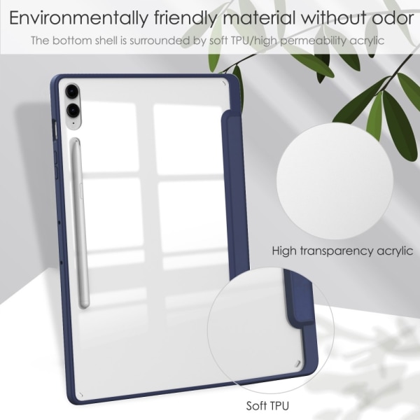 Galaxy Tab S9 FE Plus Fodral Hybrid Pennhållare Blå