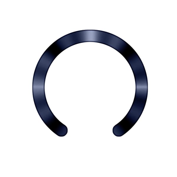 Tech-Protect 2-PACK Magnetisk MagSafe Ring Blå / Silver