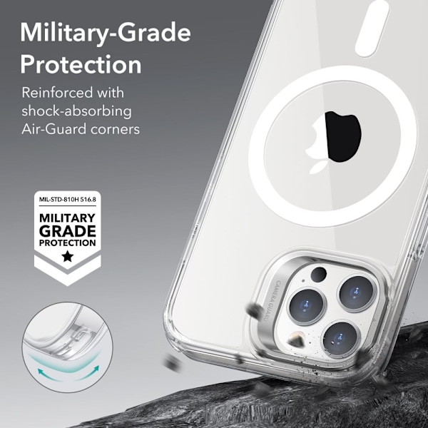 ESR iPhone 14 Pro Skal Kickstand HaloLock MagSafe Transparent