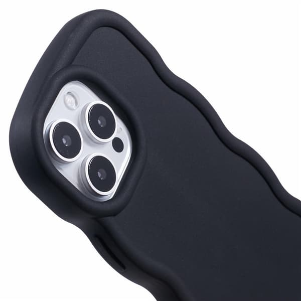 iPhone 16 Pro Mobilskal Wavy Svart
