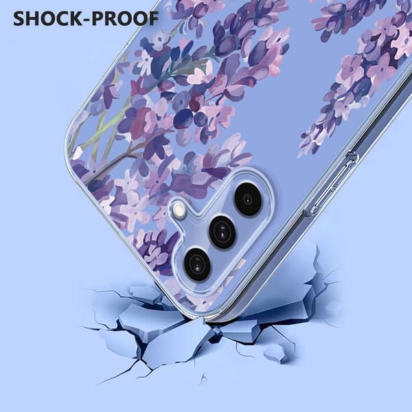 Samsung Galaxy A57 5G Skal Med Tryck Blommor