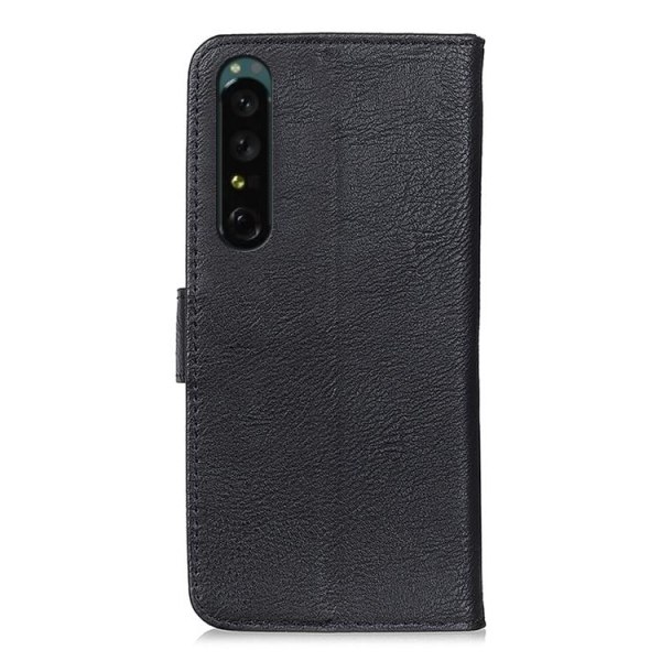 KHAZNEH Sony Xperia 1 IV Fodral Läder Svart