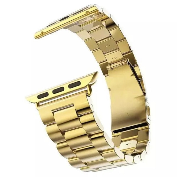 Lyxigt Metallarmband Apple Watch 42/44/45/49 mm Guld Gold Guld