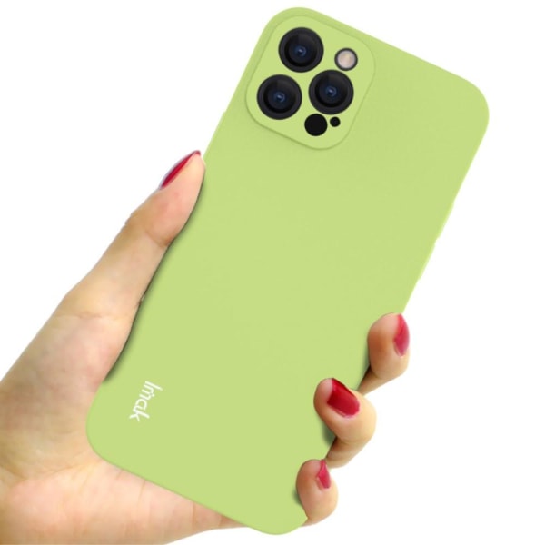 iPhone 12 Pro Max - IMAK Skin Touch Skal - Grön Green Grön