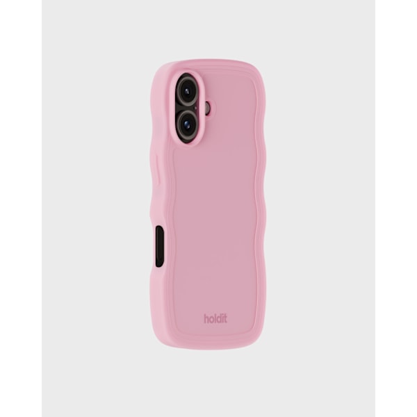 holdit iPhone 16 Plus Skal Wavy Pink